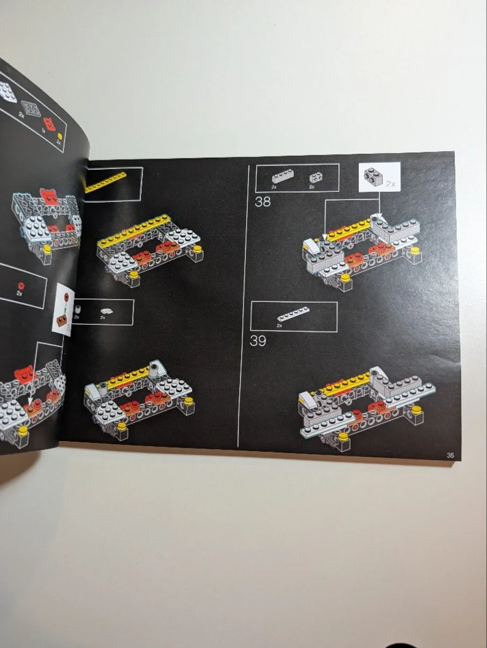 Lego White Targa Turbo Porsche Model Instruction Book